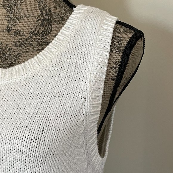 * SOLD *   fringed, knit tank top - Picture 4 of 13